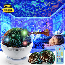 Night Light Projector,Night Light for Kids Room with Remote and Timer,360  Rotat