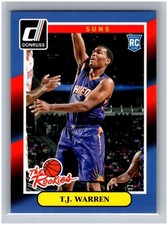 2014-15 Panini Donruss T.J. Warren RC The Rookies #15 Insert NBA Suns Basketball