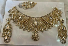 sk 68 Indian Jewelry Bollywood New Trendy Beautiful Party Style Necklace Set