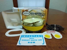 Vintage Sunbeam EGG CETERA Egg Cooker GOLDEN EGG RARE Model 23-23