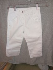 Janie and Jack Girls "Spring Classics" 2010 White Jeans Sz. 6