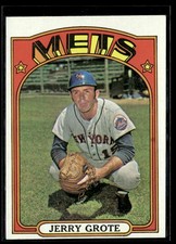 1972 Topps Jerry Grote EX Set Break #655