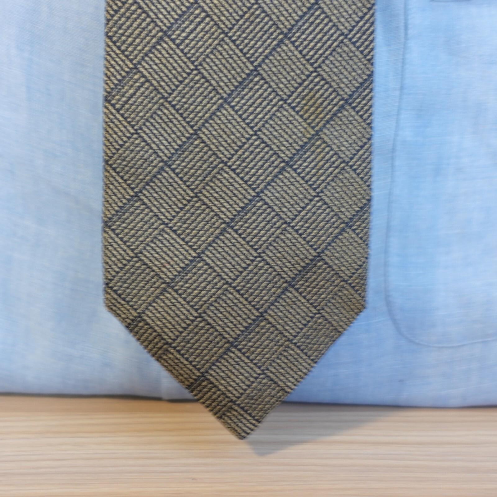 Neck Tie Men Blue Solid Patchwork Silk Formal Dre… - image 2