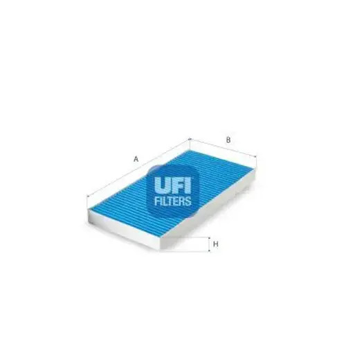 Cabin filter with antibacterial action 34.100.00 UFI for CADILLAC SAAB FIAT OPEL