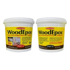 WoodEpox Kit - 2 Gallon - 2-Part Structural Epoxy Adhesive and Wood Hardener ...