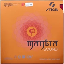STIGA Mantra Sound Table Tennis Rubber Tension Type Inverted Soft Red Extra