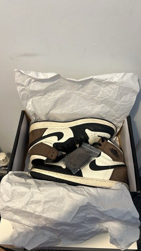 Nike Air Jordan 1 Retro Alto OG Moca Oscuro Talla UK 6 EU 39 Unisex Entrenadores