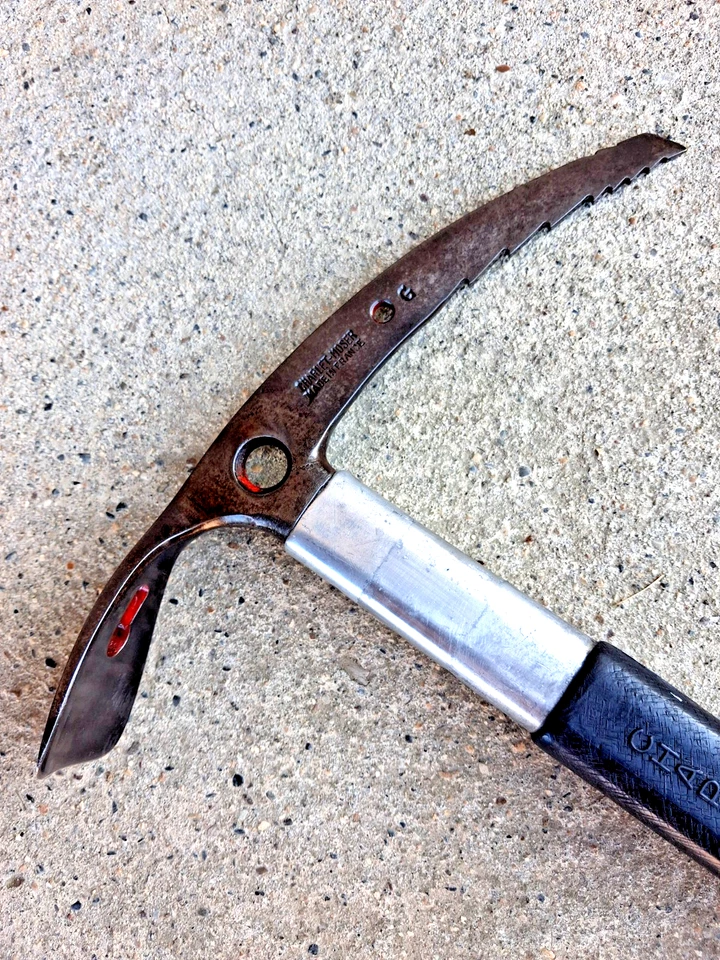 ANCIEN PIOLET METAL 83CM - CHARLET MOSER G -OUTIL ALPINISME ESCALADE MONTAGNE- - Photo 1/4