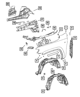 Genuine Mopar Air Block Foam 68102338AB