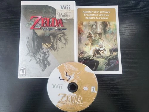 The Legend of Zelda: Twilight Princess NINTENDO (Wii, 2006) DISK + CASE
