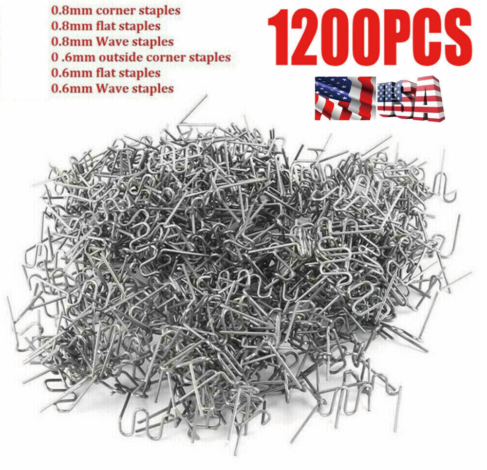 USA 1200X Hot Stapler Staples For Plastic Welder Car Bumper Repair Welding Nail-image