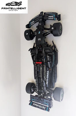 Wall Mount Bracket for LEGO Technic Mercedes F1 Car 42171 – Display Stand