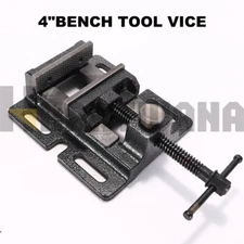 4" Mini Bench Vise Clamping Table Flat Drill Press Vice CNC Milling Machine Tool