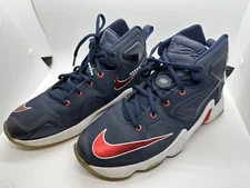 Nike LeBron 13 Mid USA Blue/Red - Size 5.5 (Y)
