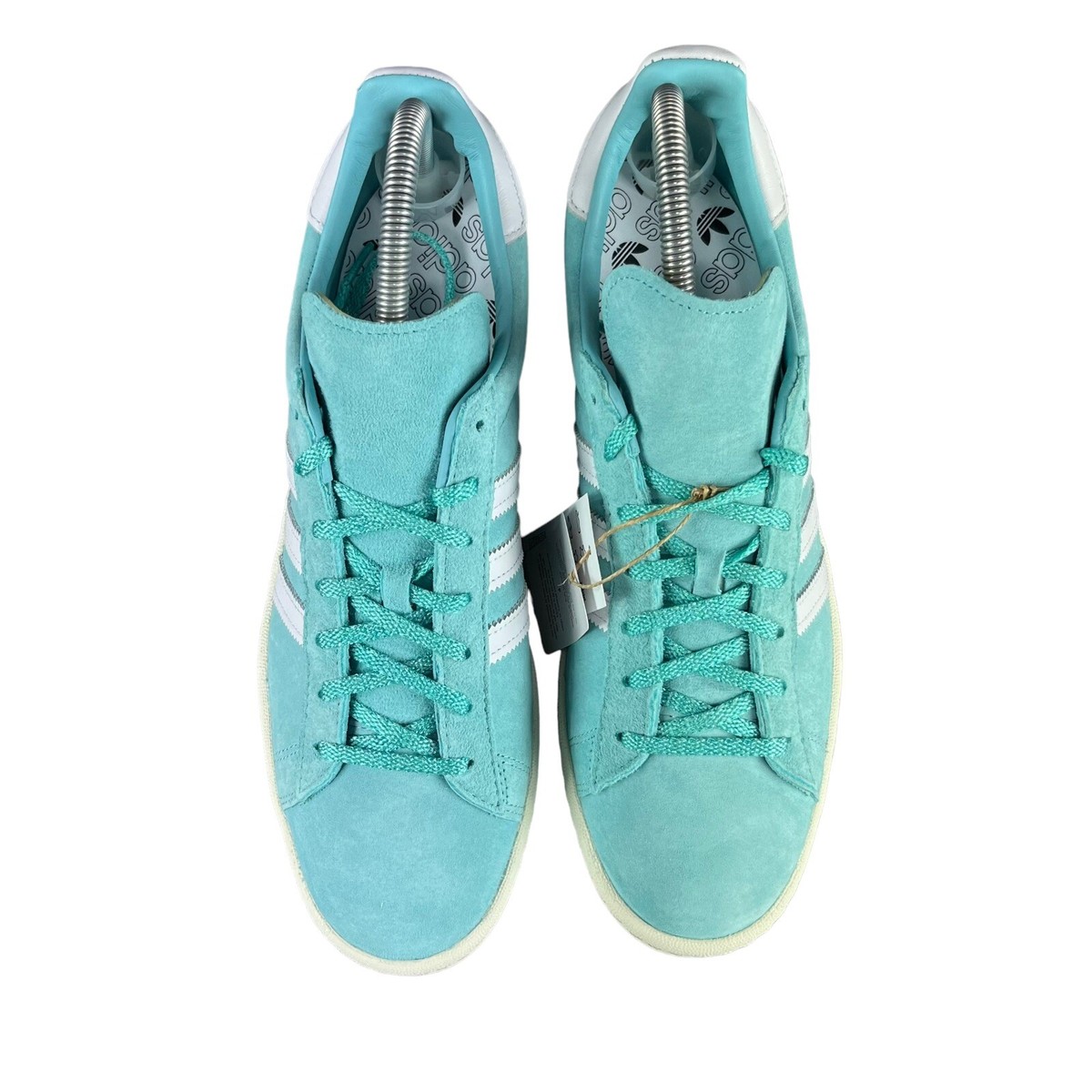 Adidas Originals Campus 80s Turquoise White Suede Shoes Adidas Originals Campus 80s Turquoise White Suede Shoes