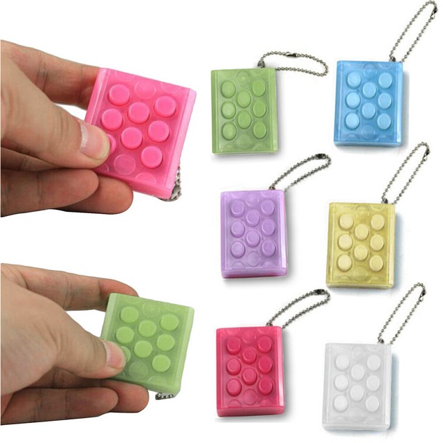 Multi-color Anti StressToys Electronic Bubble Wrap Infinite Puchi Keychain | eBay