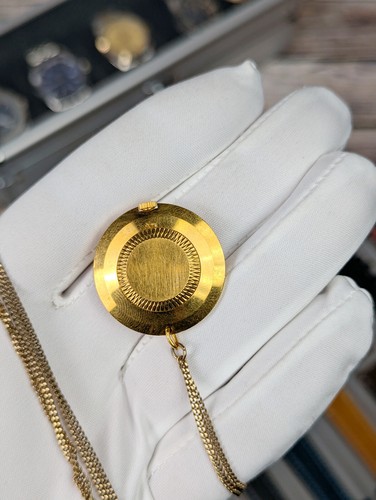 Reloj Clásico Chaika Cuello Colgante Suspensión 1601A SU/URSS. Chapado en oro años 80 - Imagen 3 de 6