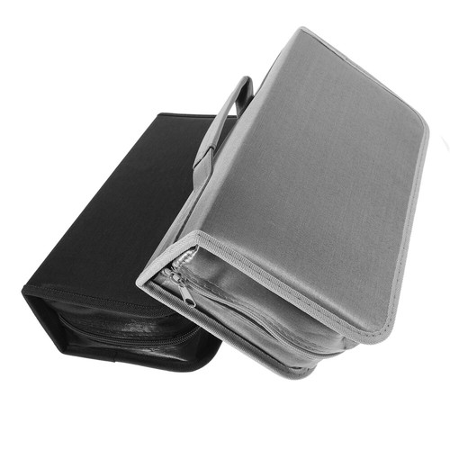 2 Pcs À Main Du CD Voyage Disque Portable Organisateur De DVD - Afbeelding 12 van 12