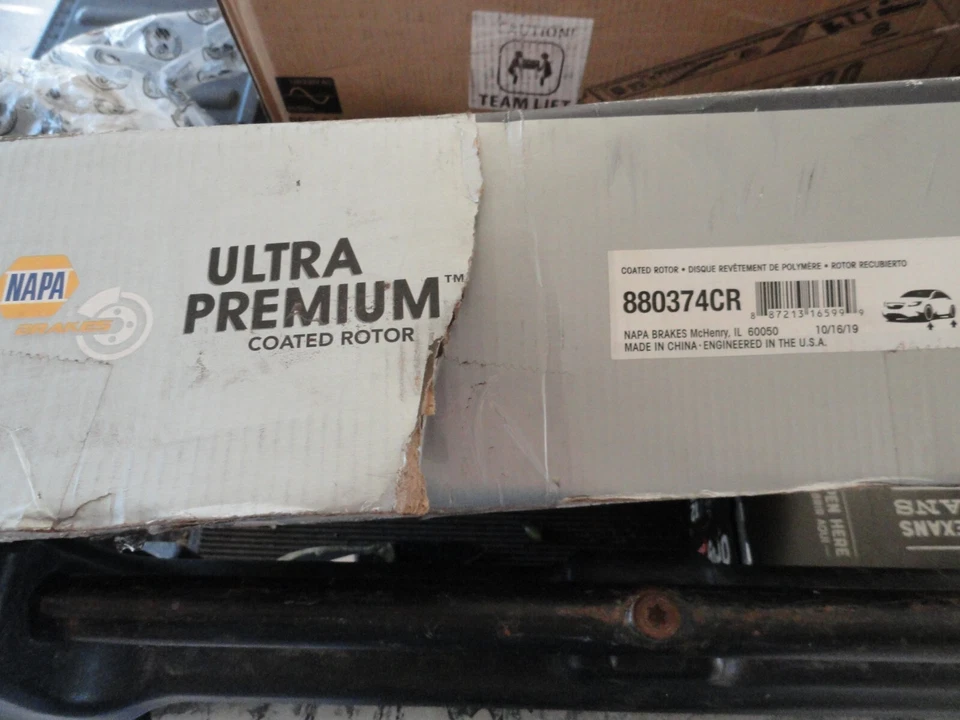 Rotor de freno NAPA 880374CR Ford International adaptable uno recubierto Foto 4 de 4