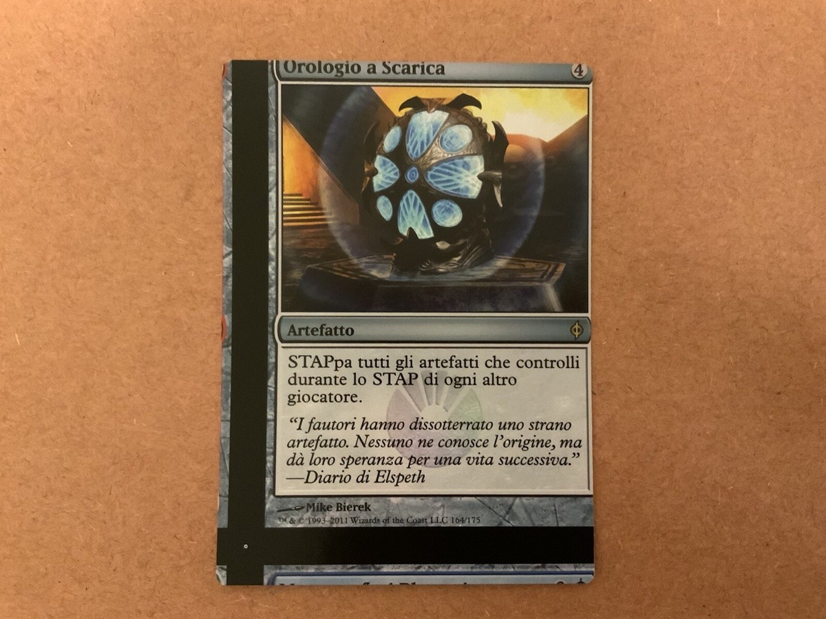 MTG Magic Unwinding Clock Italian Foil x1 NPH NFC | eBay