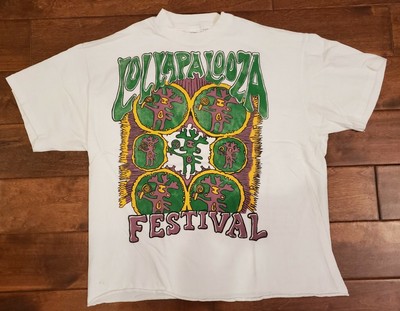 RARE* Lollapalooza Vtg Hanes Beefy-T 93 