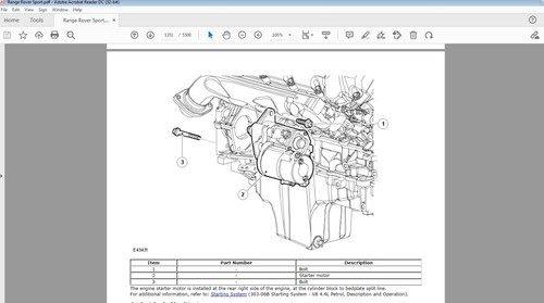 Range Rover Sport L320 2005 - 2013 Workshop Service Repair Manual - DOWNLOAD - Picture 9 of 9