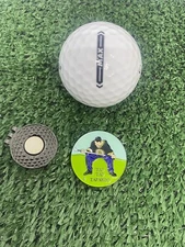 Funny Golf Ball Marker with Magnetic Hat Clip - “Tap Tap Taparoo” Happy Gilmore