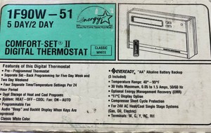 White rodgers digital comfort set ii replacement