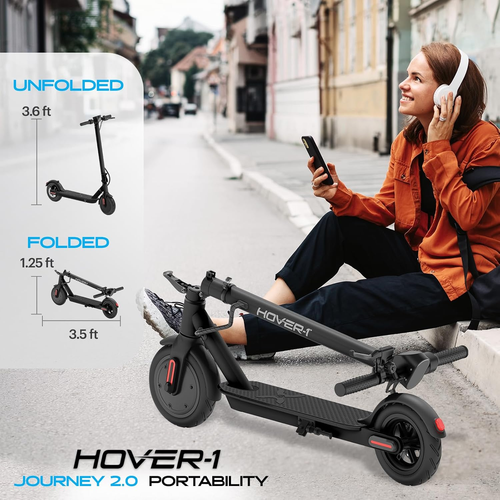 Journey Max Adult Electric Scooter with 700W Brushless Dual Motor Hill Climber, - Picture 5 of 12