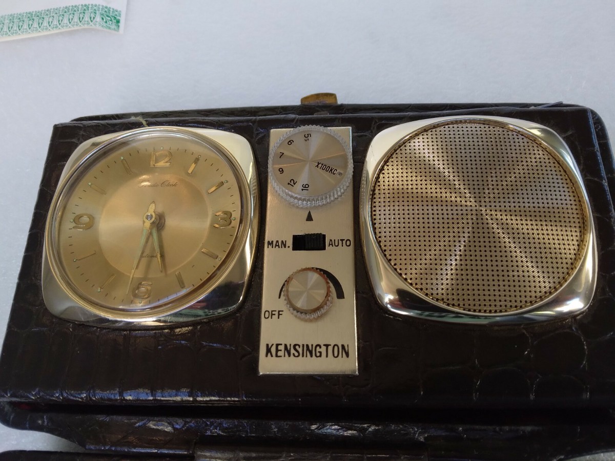 Vtg 1960's Kensington Radiolarm CTR 615 6 transistor Medium Wave