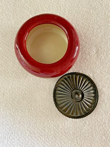 PartyLite Moroccan Spice Bowl with Lid 4.5" Tall 5.5" Diameter EUC - Picture 3 of 4