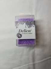 Miyuki Delica 11/0 - Opaque White Dyed Red Violet - 50 grams DB1379