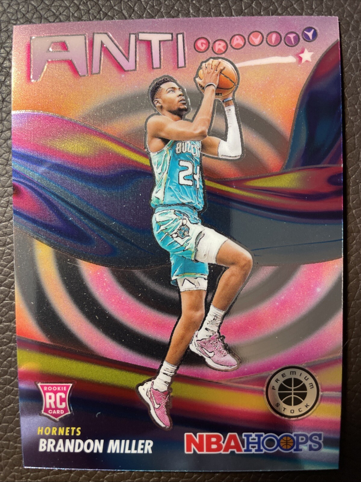 2023-2024 NBA Hoops Premium Stock Brandon Miller Anti Gravity RC