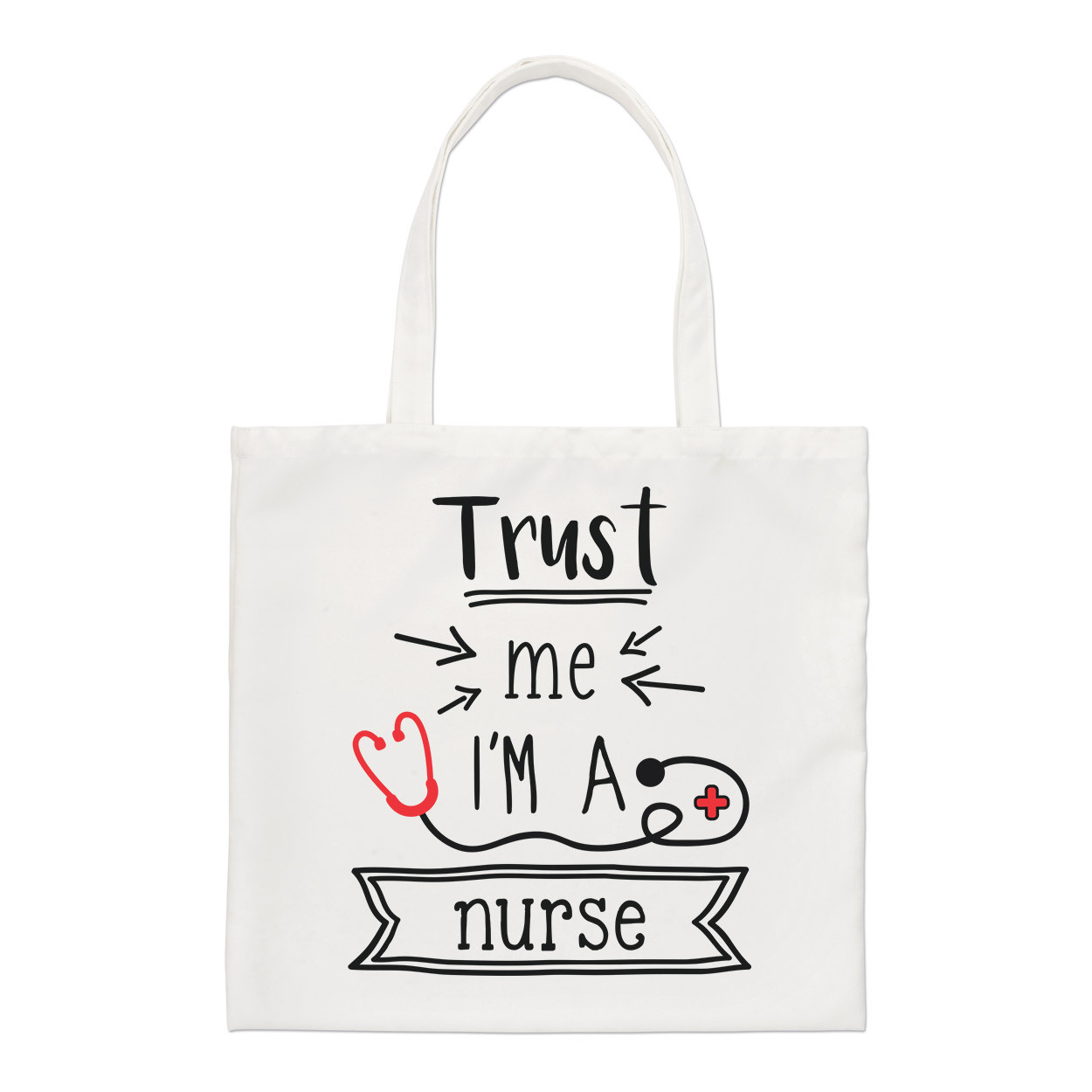 Trust Me I'm A Nurse Regular Tote Bag Funny Medical Carer Shoulder