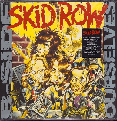 Skid Row B-Side Ourselves (Yellow & Black Marbled Vinyl EP 12'') RSD 2023 - NEW
