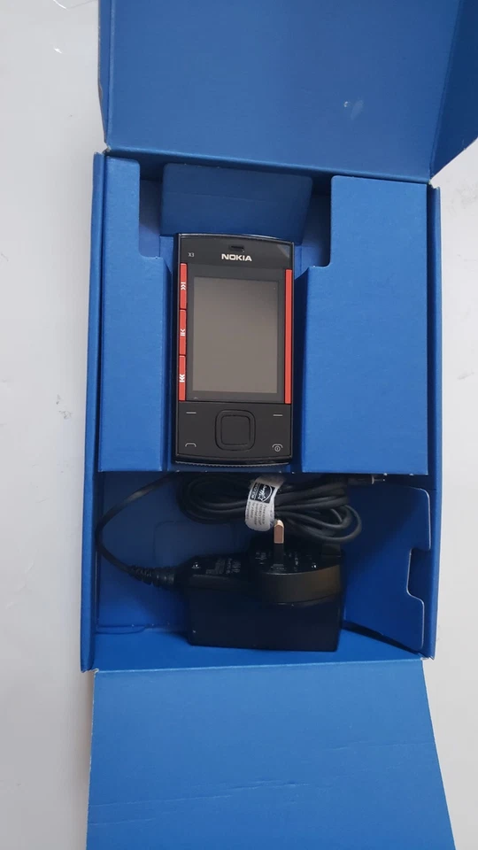 New Nokia X3-00 (O2 Network ) Mobile Phone Black Red Boxed Rare - Image 4 of 4