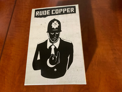 APOLOGIES TO BANKSY : RUDE COPPER : 6'' URBAN VINYL FIGURE : DIY
