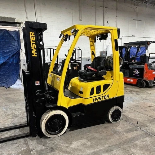 2018 Hyster S50FT 5000lb Used Forklift Triple Mast Sideshift Fork Positioner