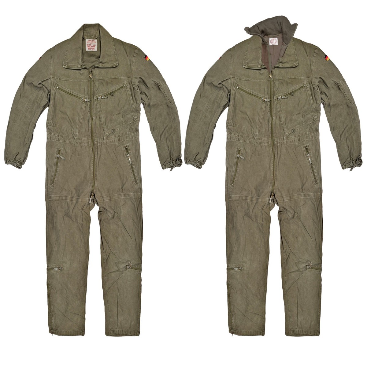 Vintage Black Overalls Vintage German Army Tank Suit / Work