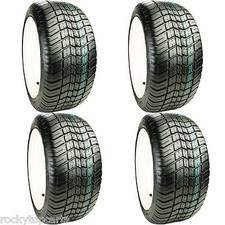 Set of 4 Golf Cart Tires 255/50-12 Excel Classic 4 Ply Street Lift Kit Required