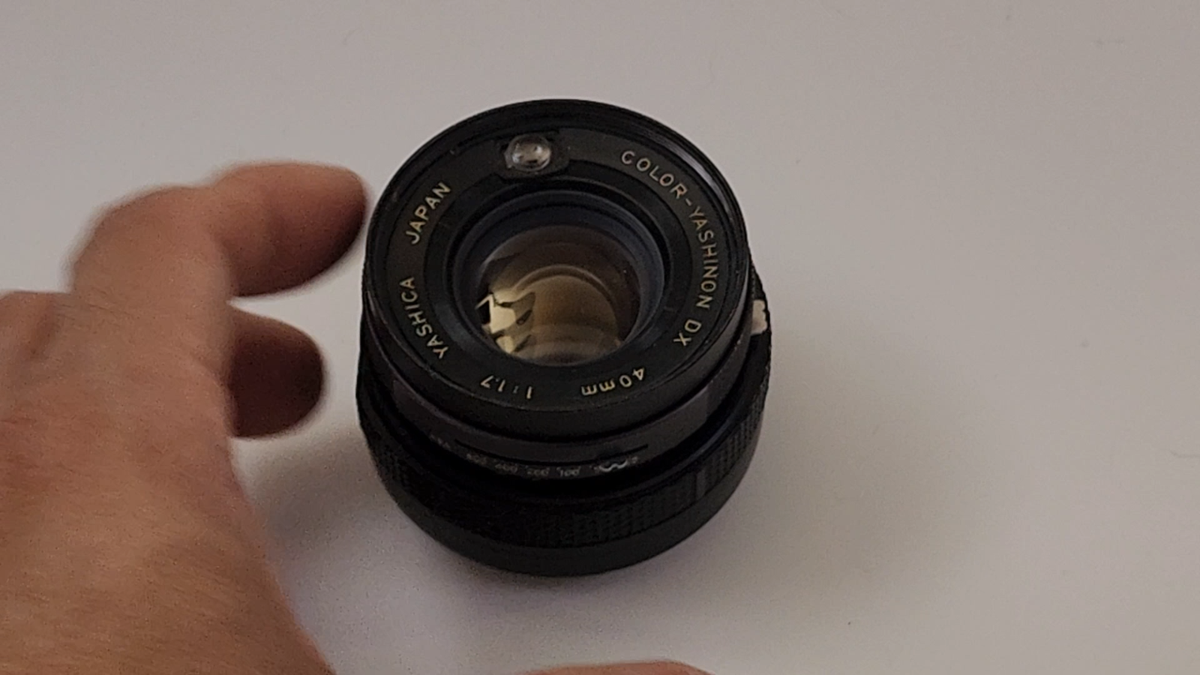 Yashinon 40mm F1.7 Black from Electro GL/GX to Sony E-mount (Full
