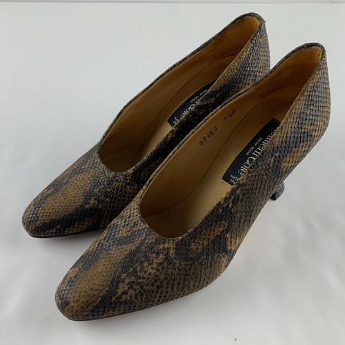 Vintage Kenneth Cole NY Women 7.5 Brown 