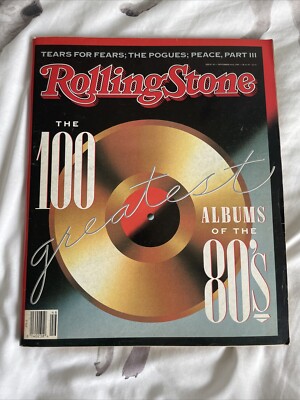Rolling Stone Magazine Issue No #565 Tears For Fears The Pogues 100 Greatest 