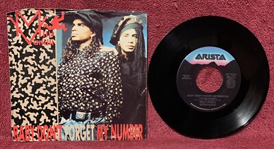 Milli Vanilli - Baby, Don't Forget My Number - 45 Vinyl Record w