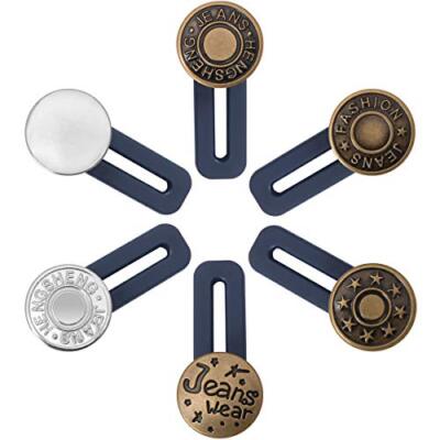 6 PCS Pants Extender Button,  Waistband Extender Buttons for Men and 1.4in