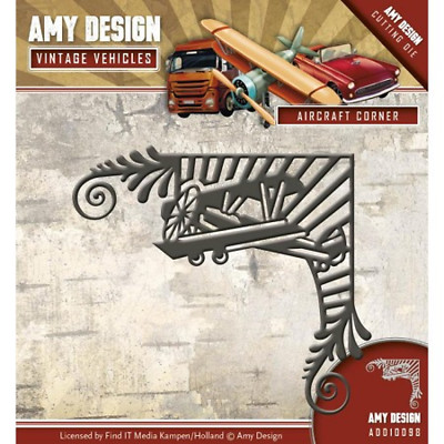 FIND IT MEDIA Cutting Die AMY DESIGN AIRCRAFT CORNER