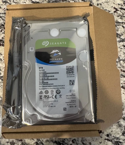 Seagate SkyHawk Surveillance ST8000VX004 8TB SATA 6.0GB/s 256MB Hard Drive NEW - Afbeelding 3 van 4