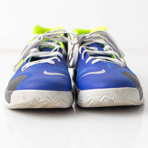 Scarpe da basket Nike Hyperfuse da uomo taglia 11 US (Hyper Blue/Volt/Stadium Grey) - Foto 4 di 10