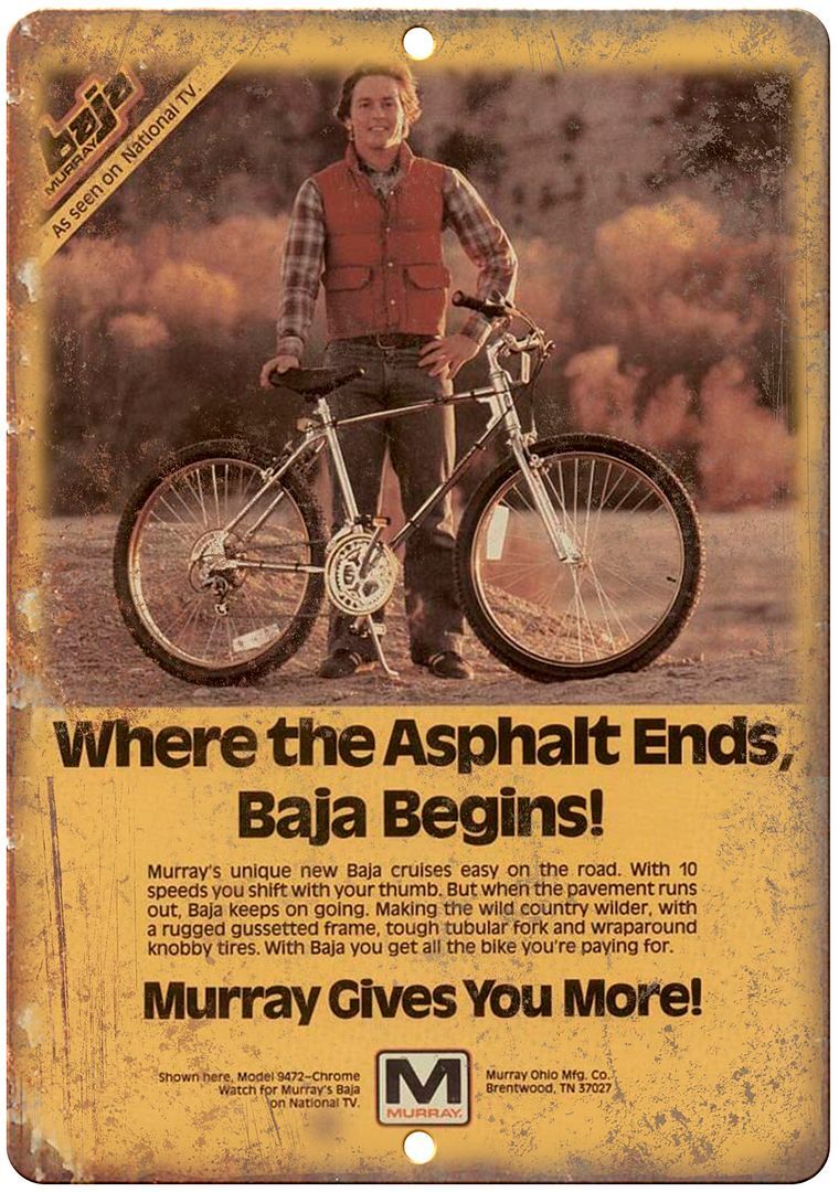 Murray Baja Mountain Bike As Seen on TV Ad Reproduction Meta