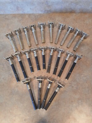 E 1959 thru A 1980 - 22 Years - 22 Razors Gillette Adjustable Double Edge